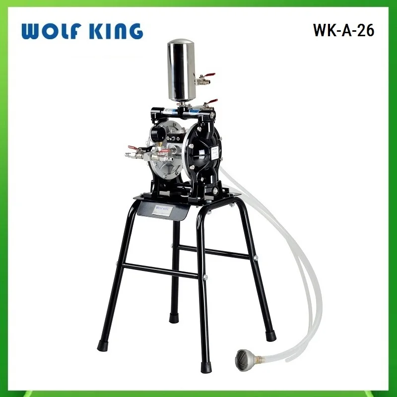 

Wolfking WK-A-26 60L/min Mini Pneumatic Diaphragm Paint Pump 3/4" Fluid Transfer, A-26 Air Pump