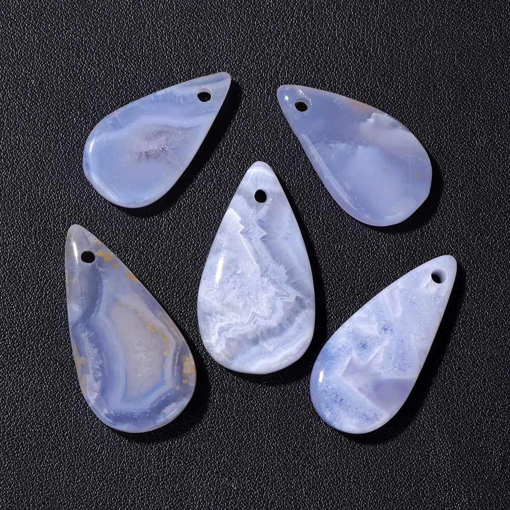 ジュエリー作りのための天然石チャーム,水滴の形,不規則な形,クォーツ,agates,ペンダント,日曜大工,1個