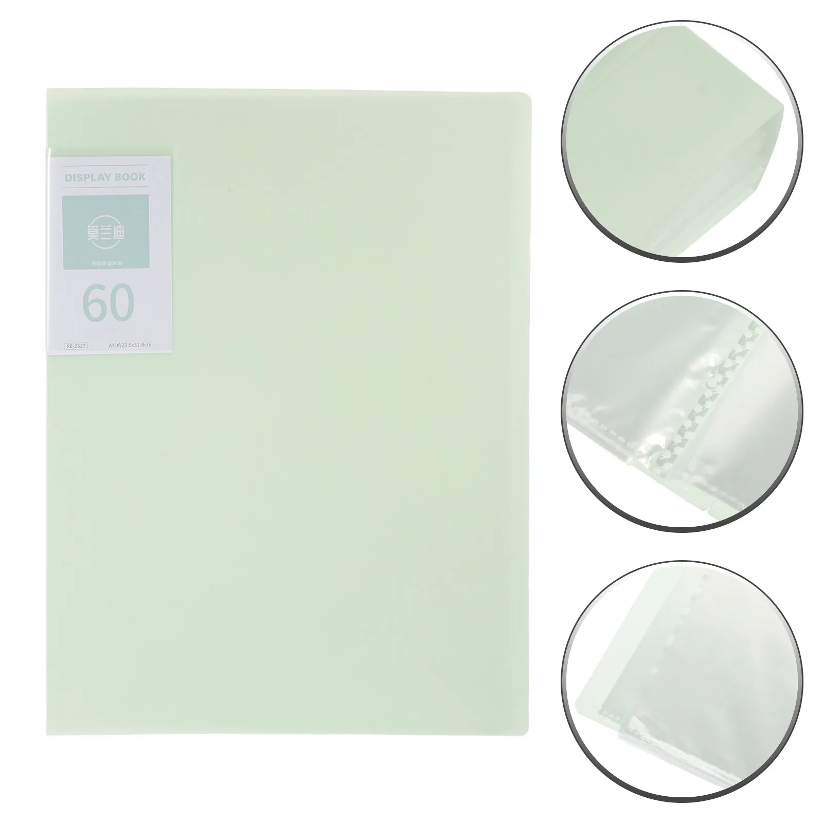 

Transparent File Folder Organizer for Documents Notes Business Files School Office Home Use Vertical Insert Single Page