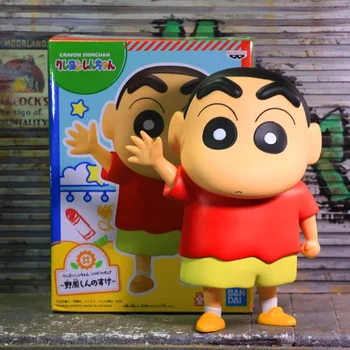 Crayon Shin-chan Action Figure Speelgoed Anime Shin Chan Figuras Kawaii Pop Collectie Model Ornamenten GK Standbeeld Cadeau voor kinderen