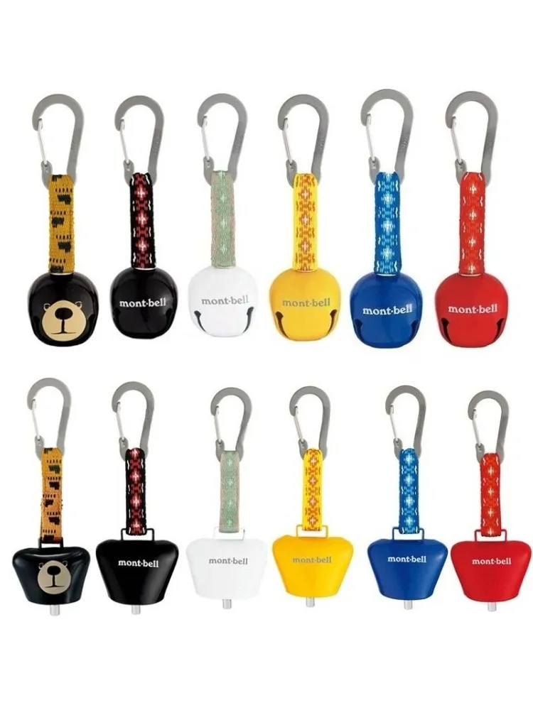 屋外カラビナベアベルキャンプハイキングバックパックぶら下げバックルアドベンチャー警告ベルサイレンサーバッグ