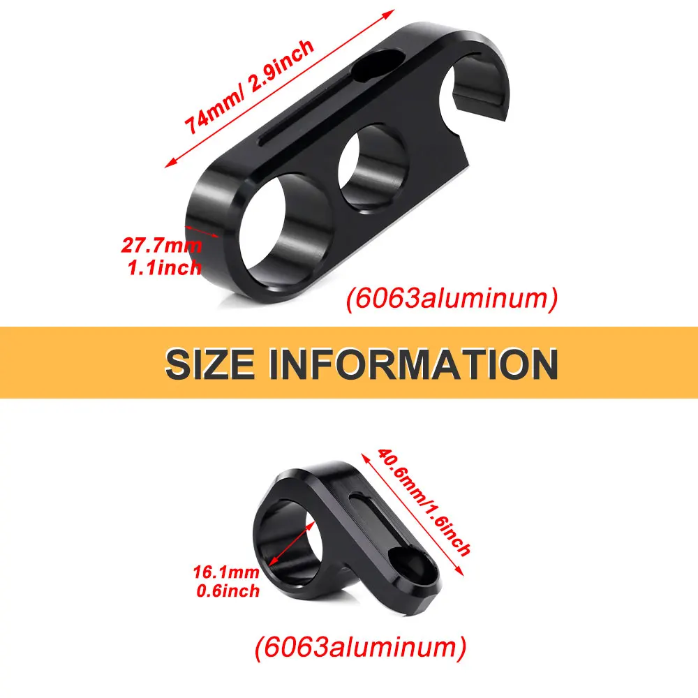 مجموعة مشابك خرطوم الألومنيوم لقاعدة مقلاع /SL/SL LE 2015 2016 Base /SL/SL LE/SLR 2017 GT LE/S/SL/SLR/SLR LE 2018 GT/S/SL/SLR