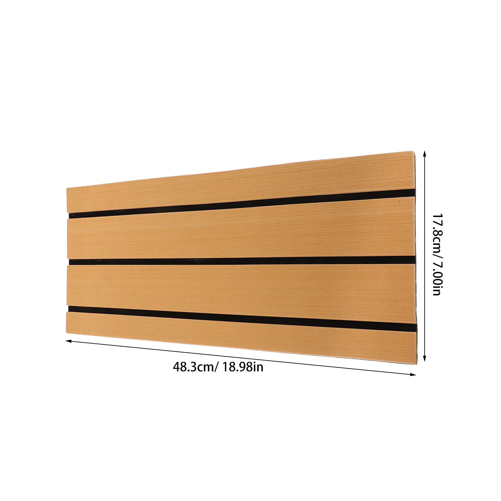 Rv Step Covers Buckle Fixation Non Slip Self Adhesive Backing 48.3x17.8cm Camper Trailer Step Protection Camper Mat