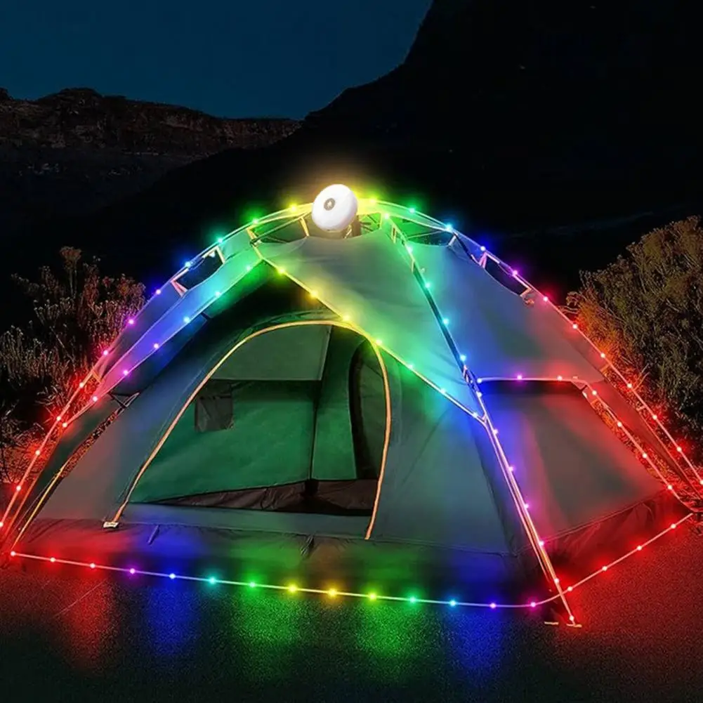 Camping Fairy Light Portable Outdoor Tent Decoration Ambient Lamp Strip Waterproof Led Fairy Lights with Usb for Camping