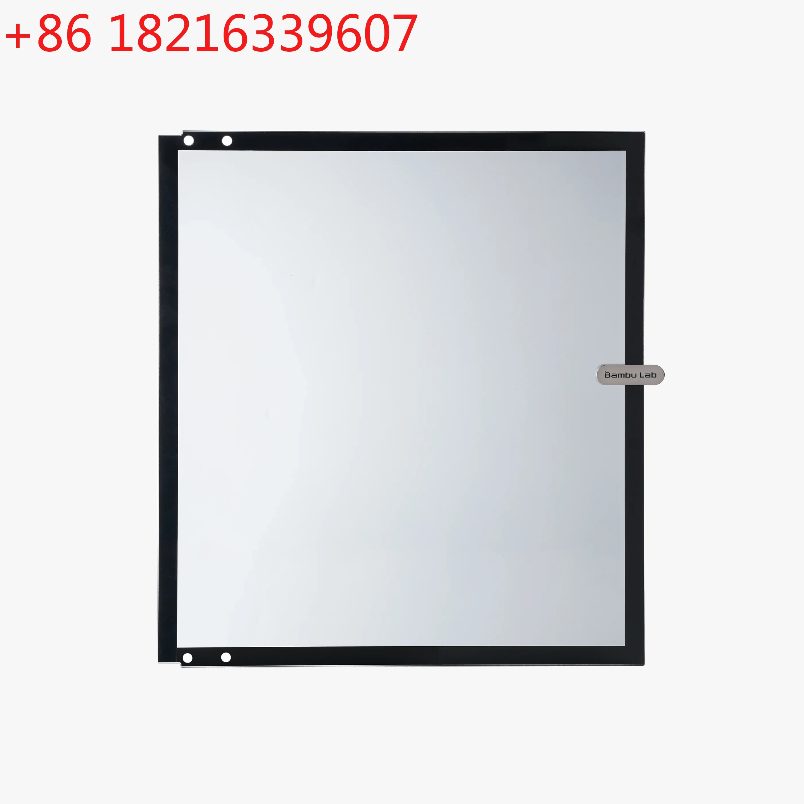 TAO For BambuLab  Door P1 and X1 Front Glass Enclosure P1S X1 X1C  Door Mounting kit Replacement Front Cover of P1S