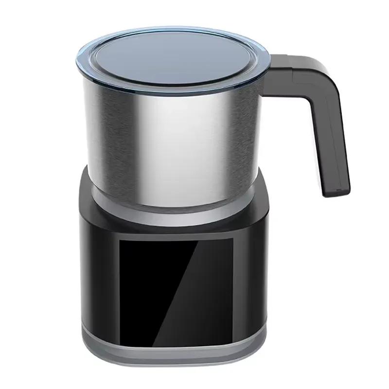 600W automatic electric stainless steel milk foam machine, easy to operate and clean, suitable for home use
