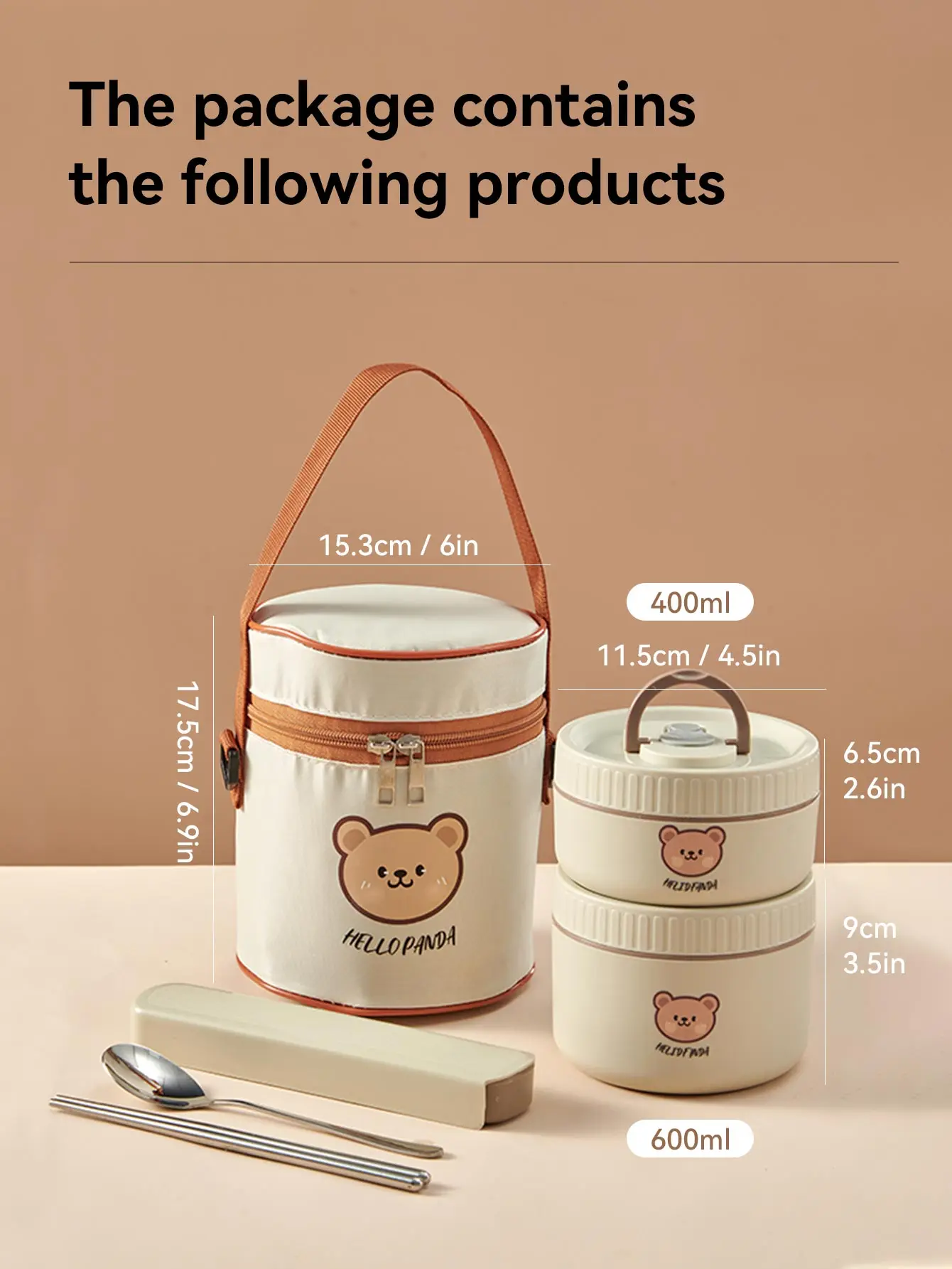 WORTHBUY Draagbare geïsoleerde lunchbox 304 roestvrij staal thermische Bento-doos lekbestendig microgolf veilige salade voedselcontainer doos