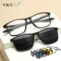 VKYEE, nuevas gafas de sol deportivas con Clip magnético para hombres, conducción, visión nocturna, gafas de lectura antiluz azul, gafas graduadas para mujeres