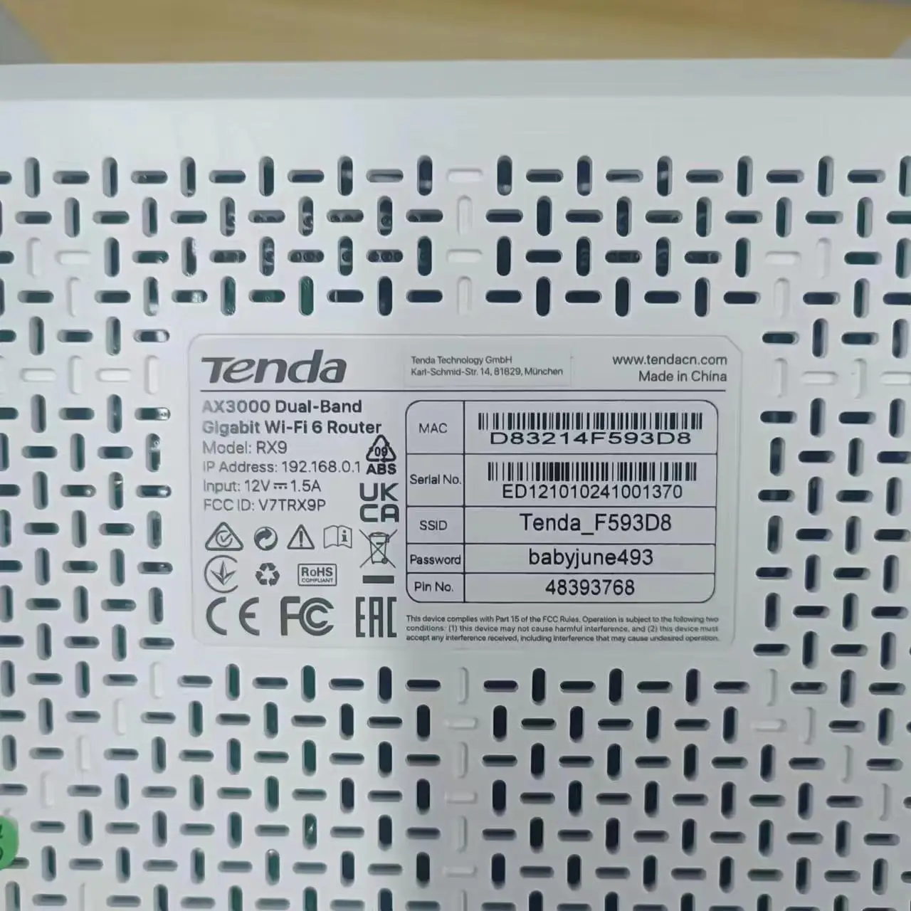 Imagem -03 - Tenda-roteador Wifi Inteligente Rx9 Banda Dupla Ax3000 sem Fio com Portas de Gigabit Omdma Mais Mu-mimo Ipv6 e Wpa3