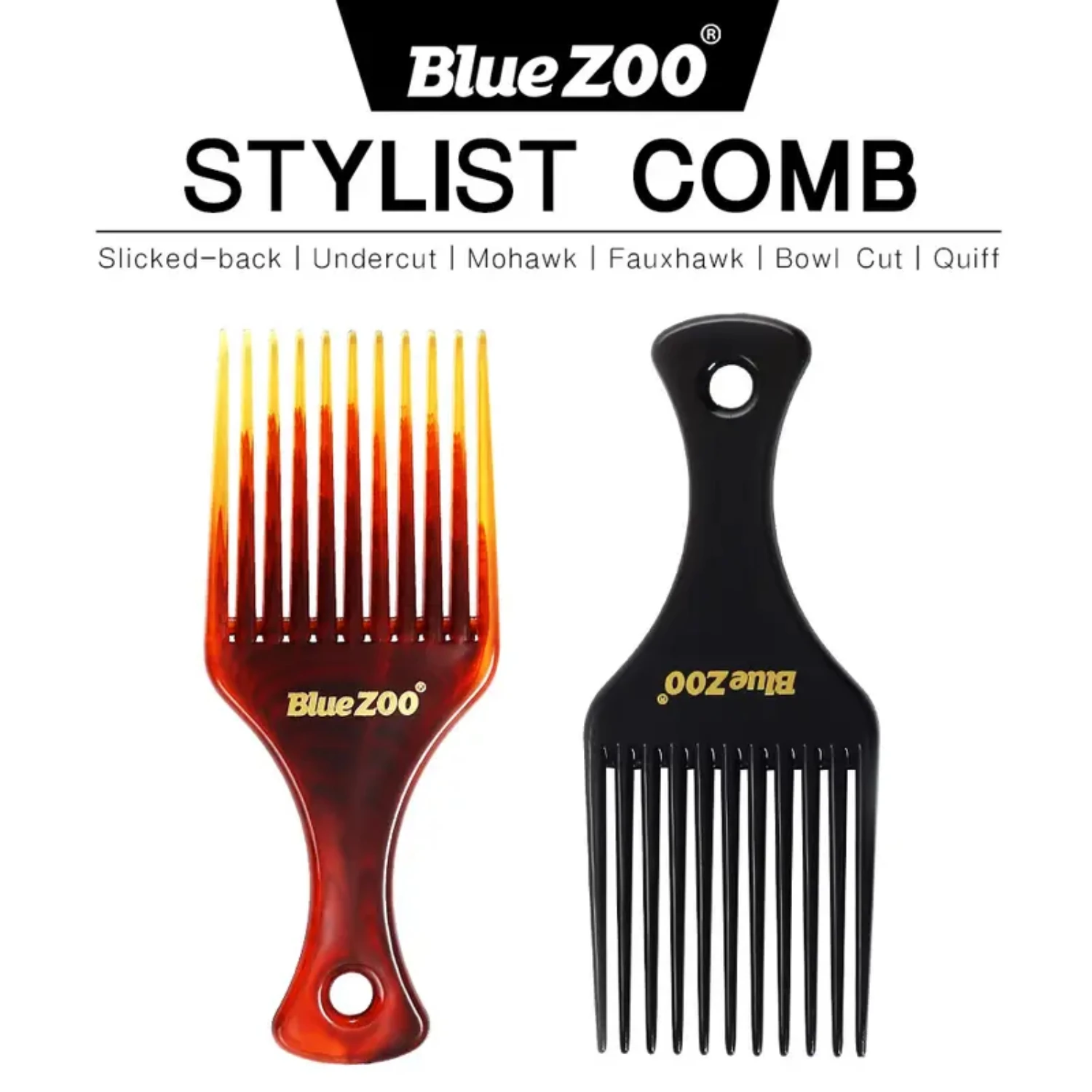 Create effortlessly big, oil-headed hairstyles with this perfect Wide Tooth Men's Styling Comb, ideal for use at the barber shop