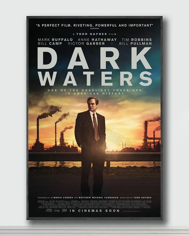NJ215 Dark Waters Movie 2 Silk Posters and Prints wall art Art Poster Home Decor
