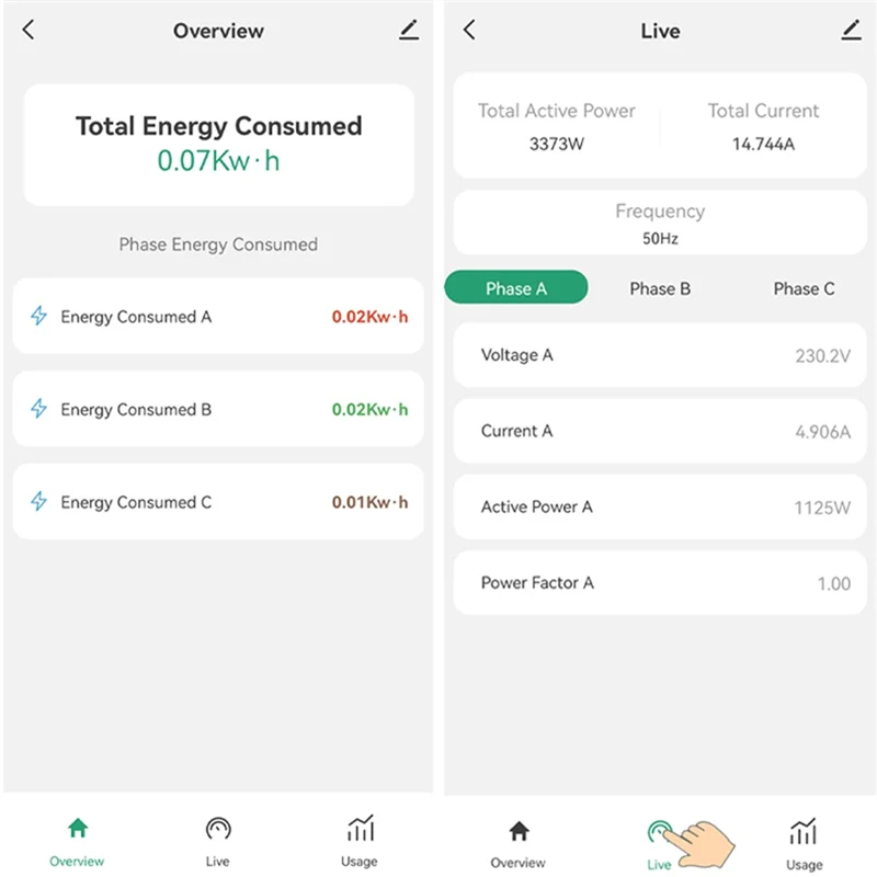 ABJY-Tuya Smart Life monofásico Wifi energía KWH medidor abrazadera de potencia transformador de corriente Monitor de uso de energía