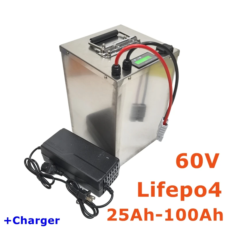 

100Ah 60V 60Ah 80Ah 30Ah 60V 40Ah 150Ah 120Ah литиевая батарея lifepo4 с Bluetooth APP BMS для скутера, лодки