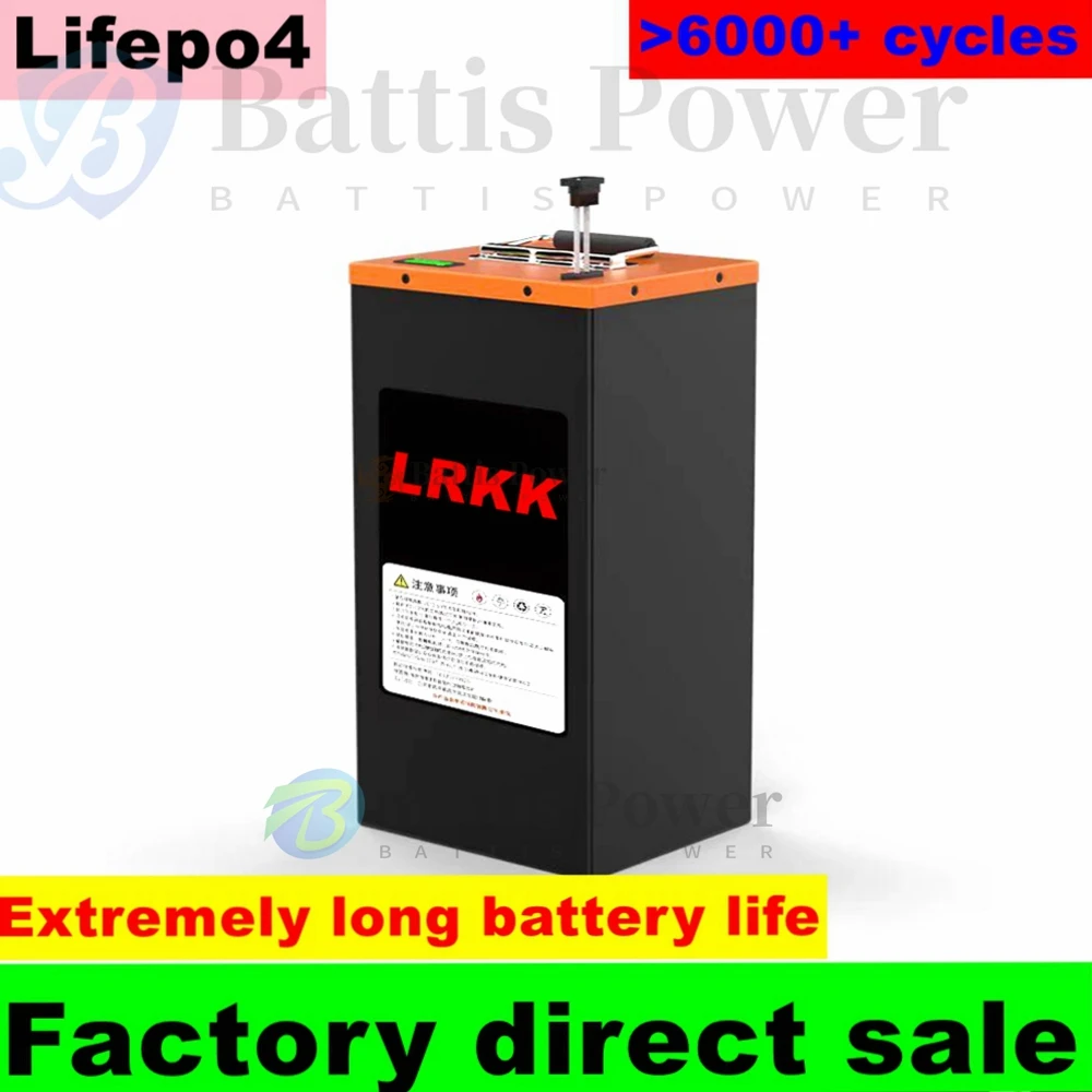 LRKK72v Lifepo4 40Ah 50Ah 60Ah 70Ah 80Ah 100Ah 110Ah Lithium Battery for 2KW 3KW Electirc Motorcycle Two Wheeler Mini Car EV RV