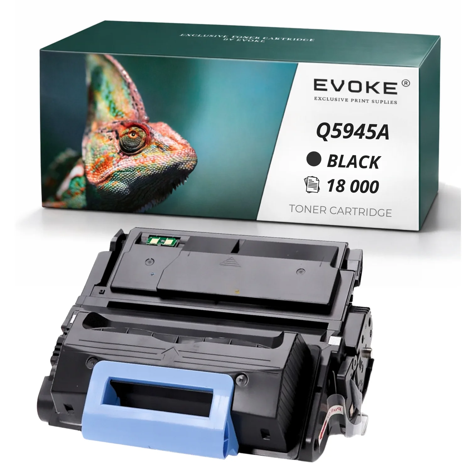 Evoke compatibele toner voor HP 45A Q5945A zwart, 18000 pagina's, Laserjet 4345/4345XS M4345 M4345X M4345Xm M4345Xs