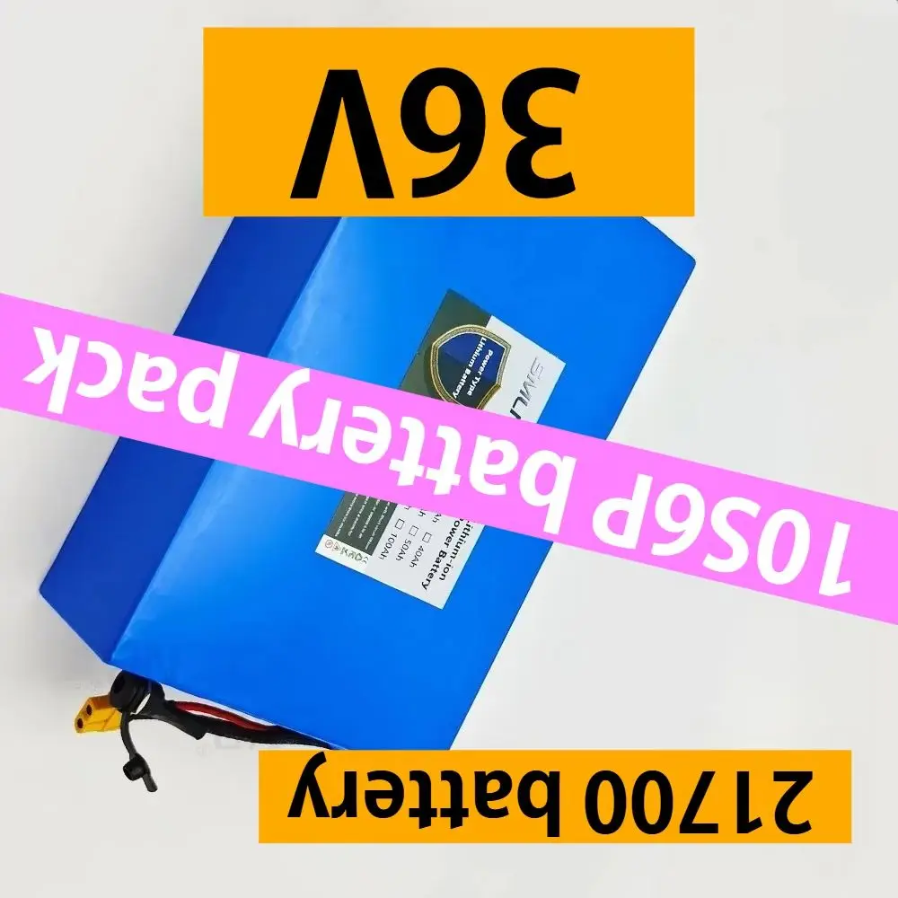 

10S6P Battery Pack 36V 30Ah Lithium-Ion Battery Pack 21700 with BMS for Bicycles Wheelchairs Outdoor Motorcycles