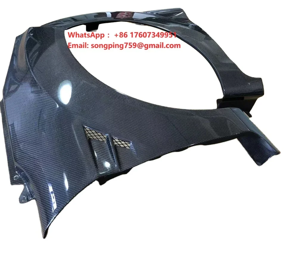 Carbon Fiber Bumpers Car Body Kit Tail Gate Fender Spoiler Lips Hood for Ford Fiesta St 2016 3/5 Door