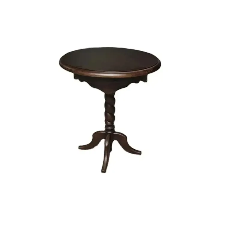 Retro Classic Wooden Round Edge Table Multifunctional Living Room Furniture for Home