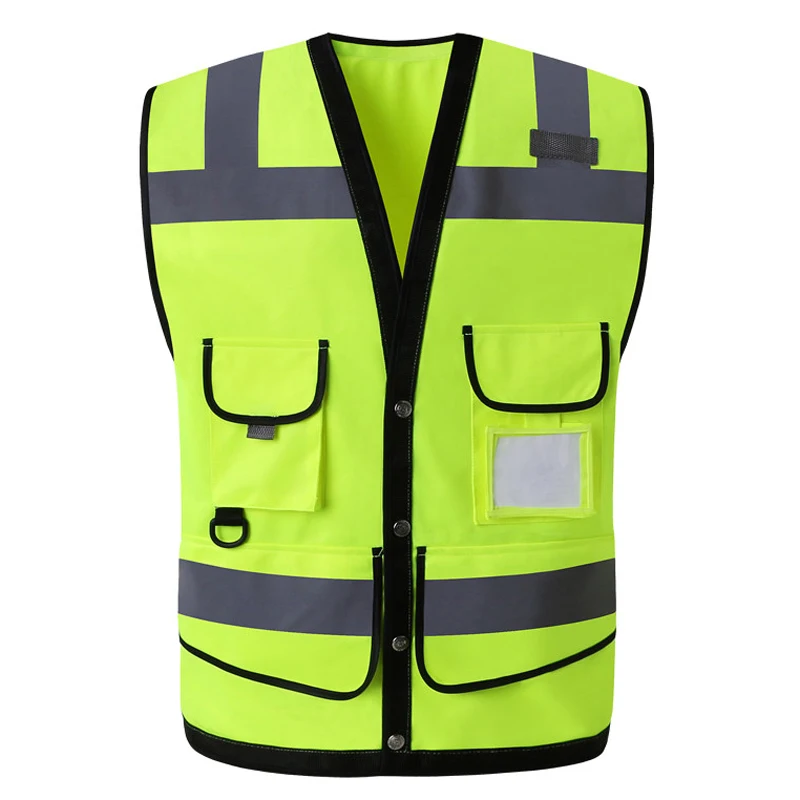 

Motorcycle Jacket Reflective Vest High Visibility Night Shiny Warning Safety Coat for Traffic Work Cycling Team Uniform