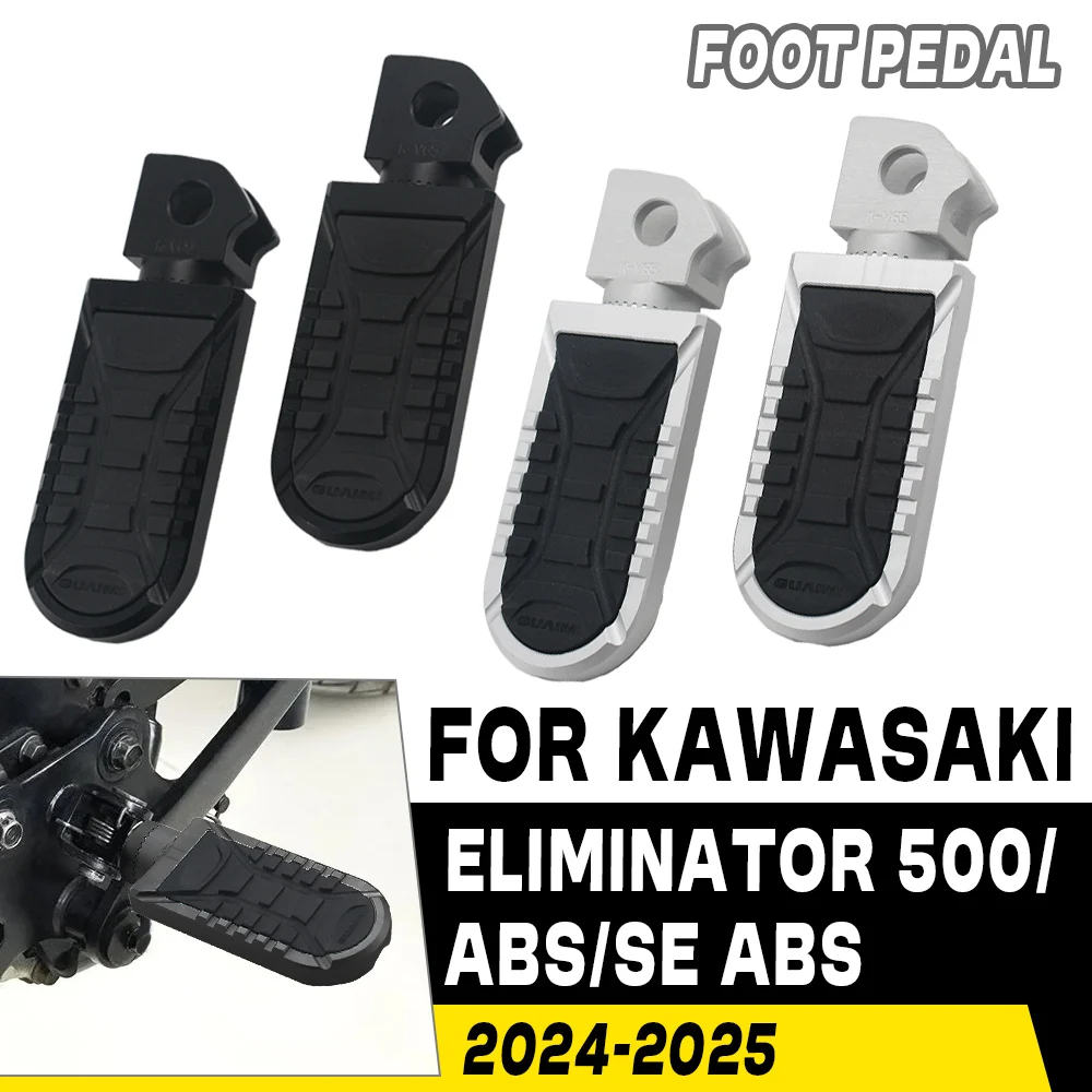 

Для Kawasaki Eliminator 500 SE ABS ELIMINATOR 500, подножки для мотоцикла, регулируемая передняя подставка для ног, вращающиеся подножки для водителя