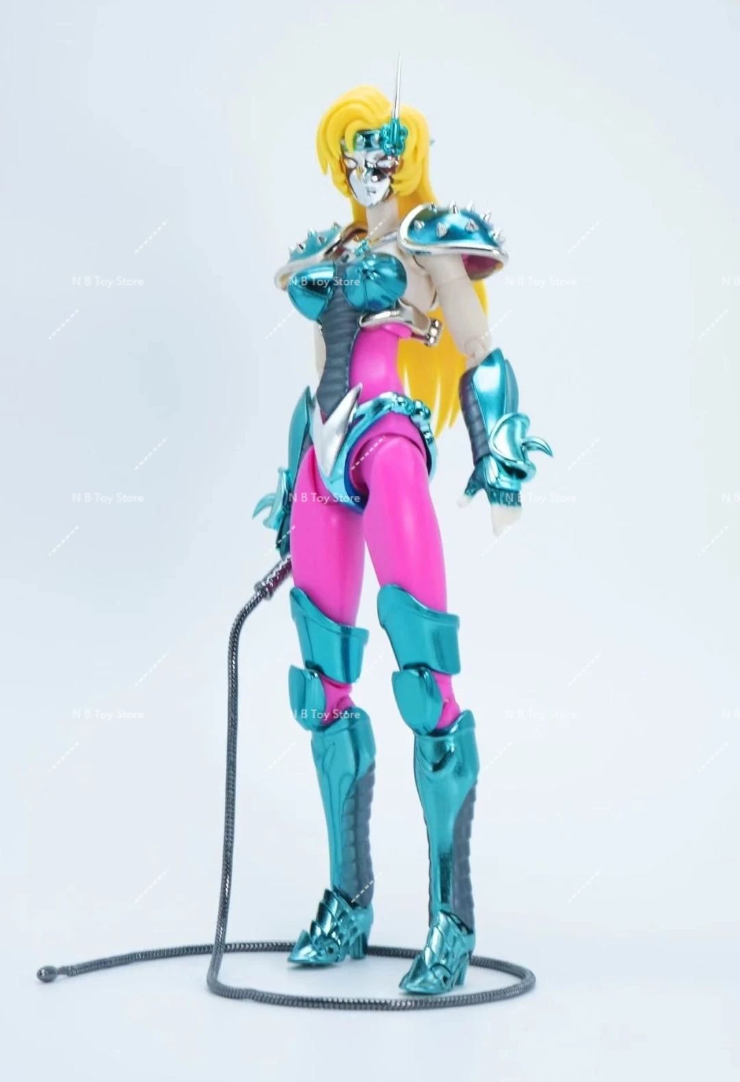 Medio punto GT Saint Seiya Myth Cloth Ex Camaleón Junio Figura de acción Caballeros del zodiaco plateado