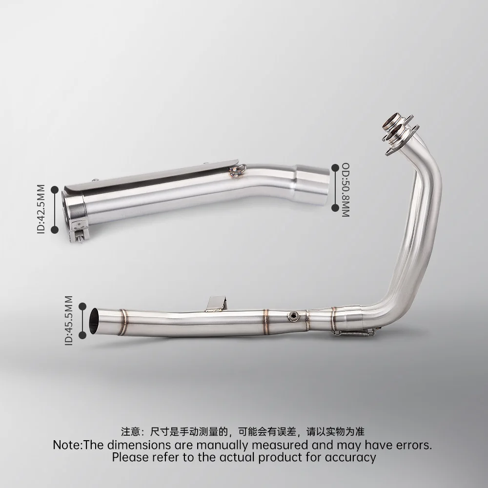 

Выхлопная труба мотоцикла для Tenere 700 2021 2022 2023 2024 T7 T700 XTZ 690 700 Escape, передняя средняя труба