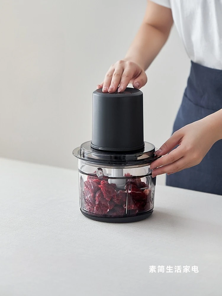 Meat Grinder Household Electric Small Multifunctional Automatic Blender Minced Meat Stuffing Garlic Mash Machine