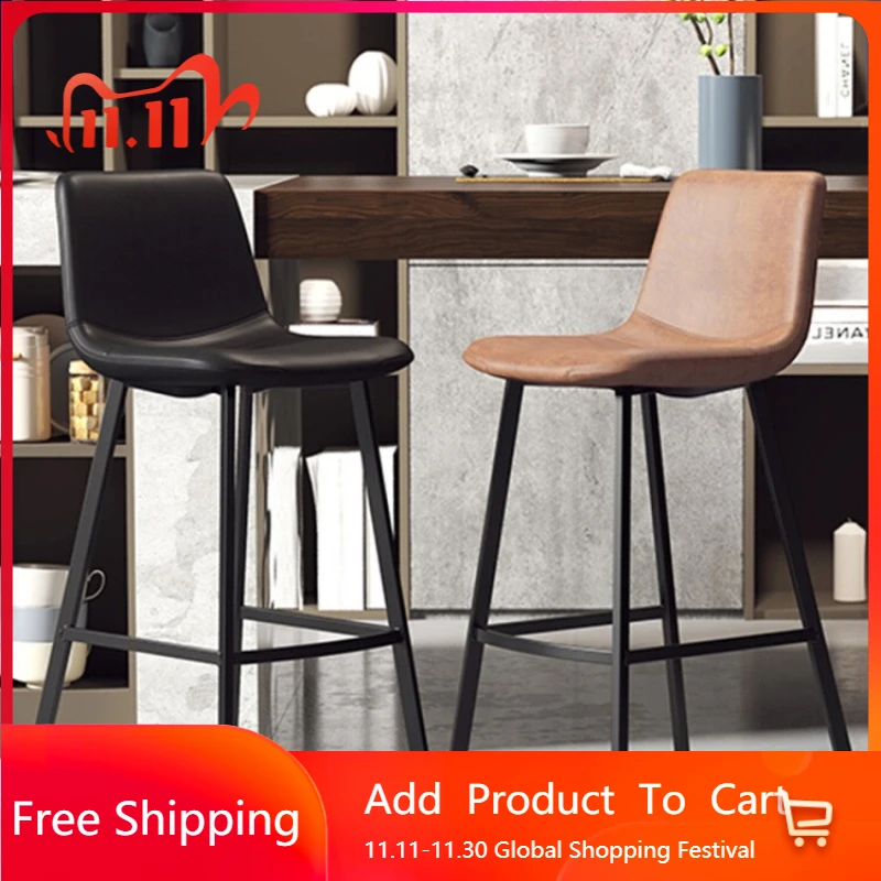 

Party Apartment Bar Stools Ultralight Sturdy Industrial Unique Library Midcentury Bar Stools Modern Luxury Muebles Furniture