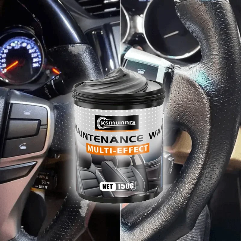 Auto Interior Dashboard Wax Whitening Anti-Aging Restore Car Dashboard Polish Conditioning Cream for Vehicle Dashboards