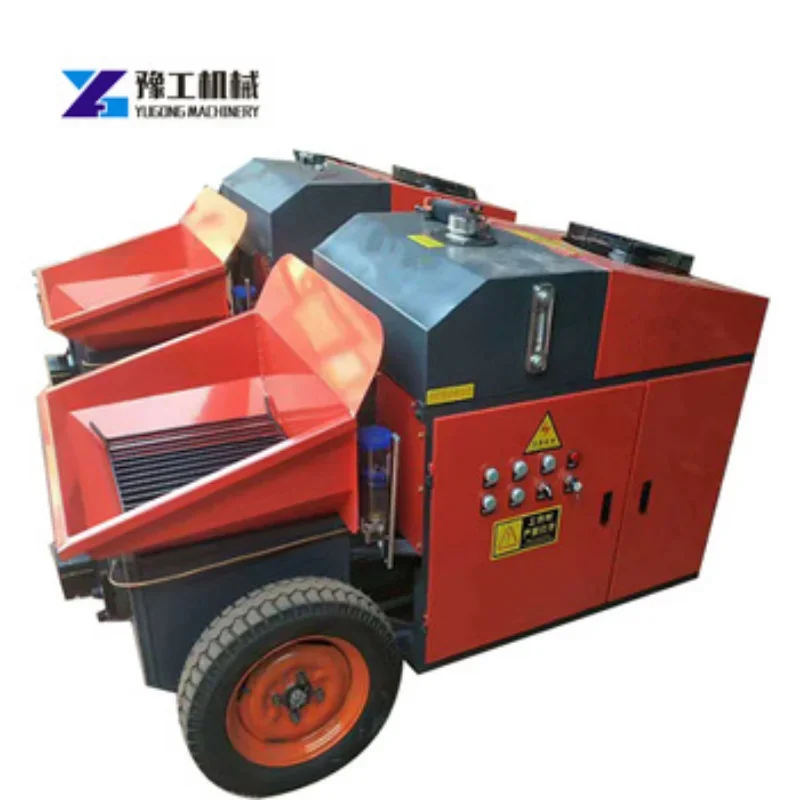 YG High Efficiency Small Stationary Electric Hydraulic Concrete Pump Mini Concrete Pump For Sale