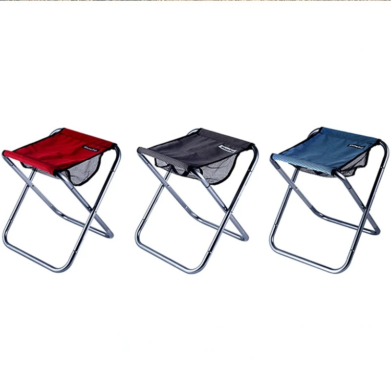 33*36*40cm Lightweight and Compact Folding Camping Stools Aluminum Alloy High Strength Sturdy and Stable Design