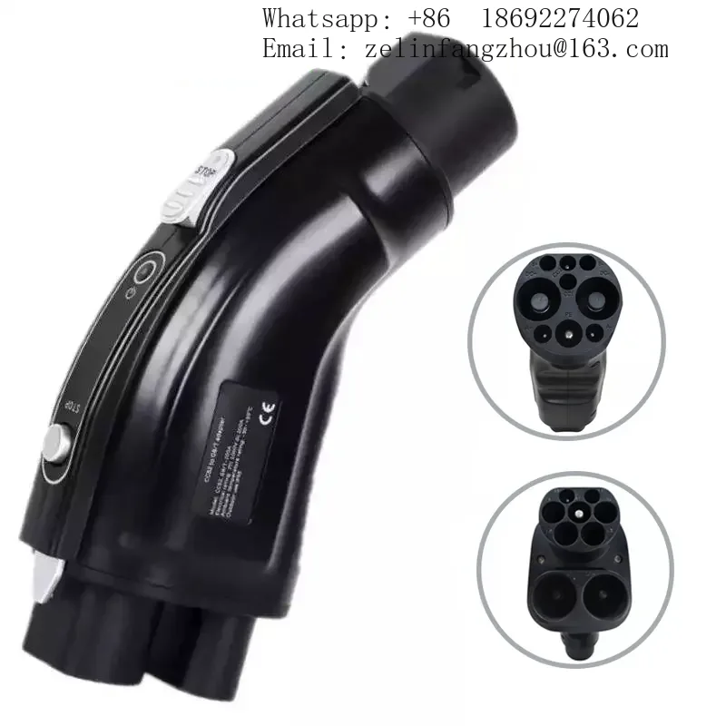 CCS2 To GBT 250A DC EV Fast Charging Adapter Portable Charging Station Connector For GBT Standard Electric Vehicle Spare Parts