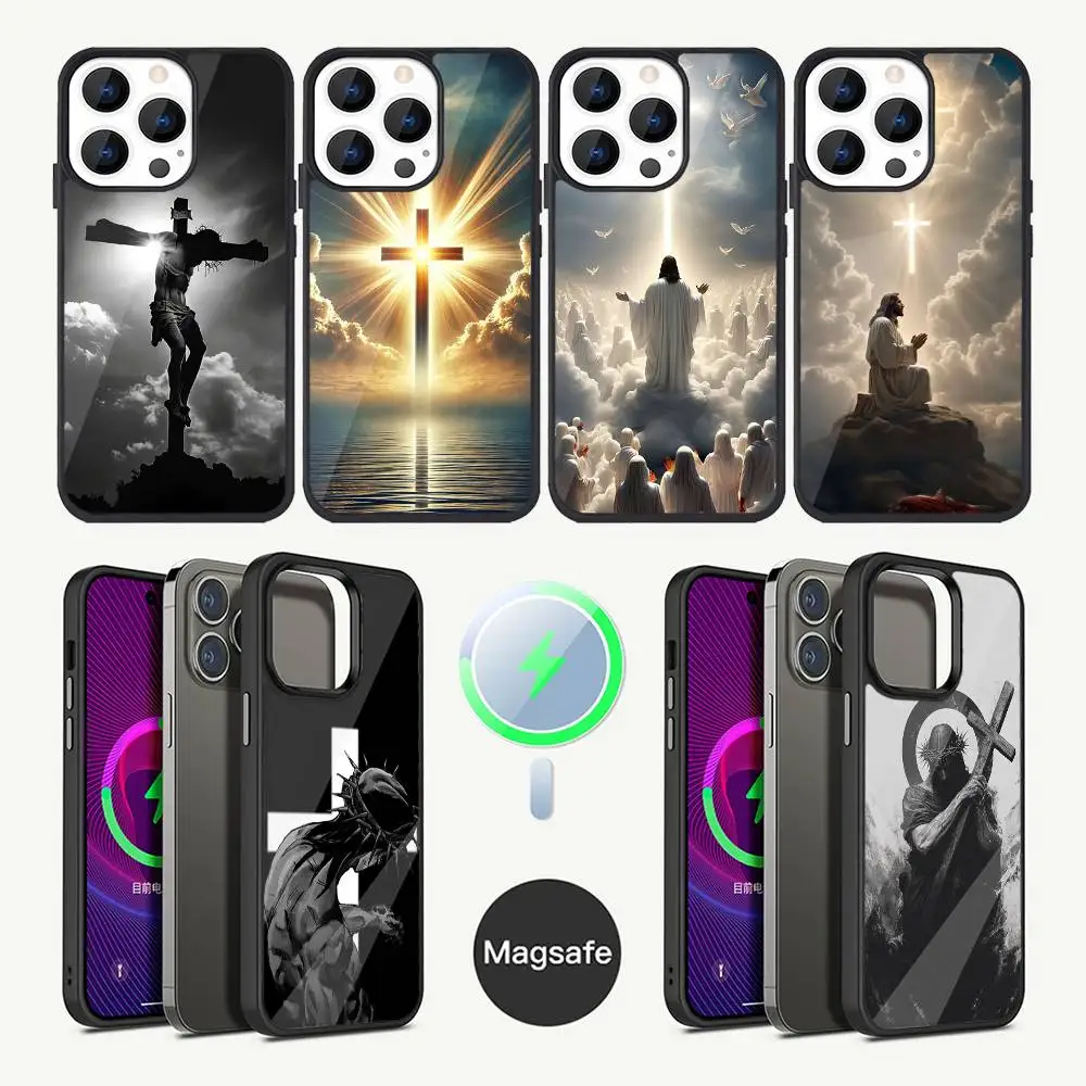 

Faith Christian Jesus Phone Case For iPhone 16,15,14,13,12,11,Plus,Pro,Max Mini Magsafe Magnetic Wireless Charging