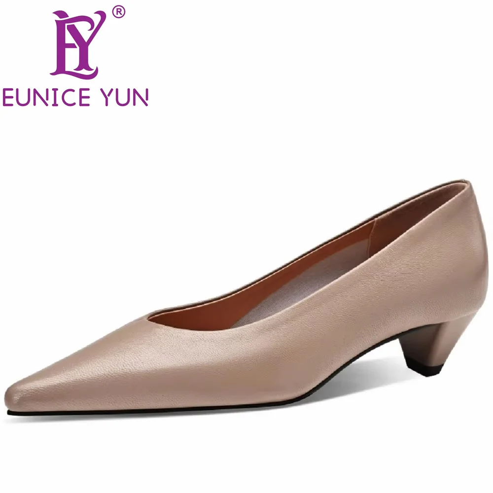 

Туфли-лодочки женские на тонком высоком каблуке, с острым носком, 34-40