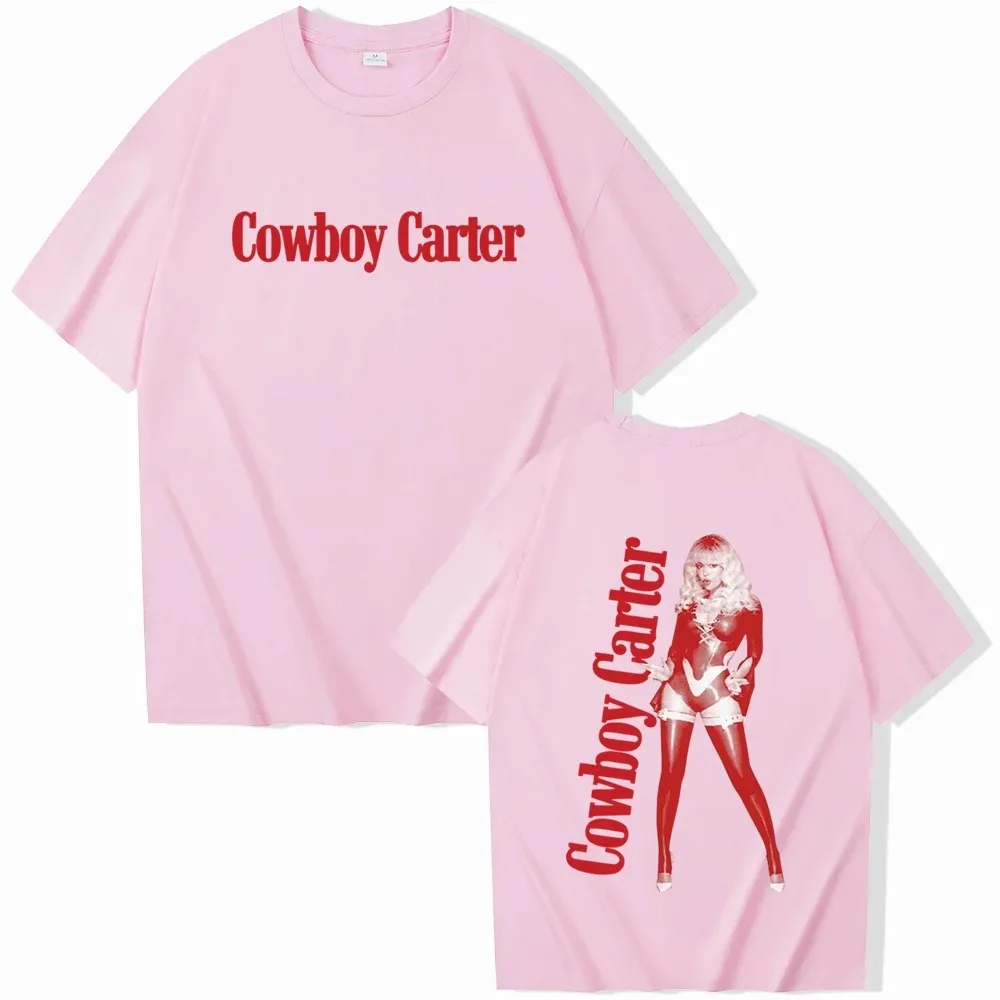 2024 Beyonce Cowboy Carter Album T-Shirts Woman Man Short Sleeve T Shirts Fans Gift Tops High quality Cotton Top Free shipping