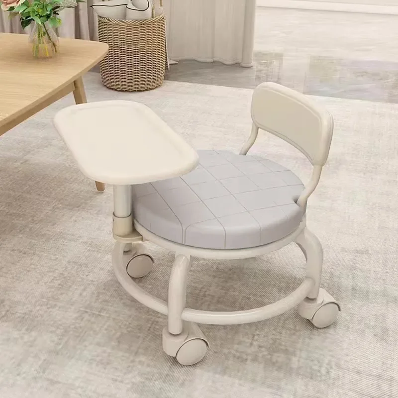 Children's Growth Chair with Roller Skating Called Calling Chair, Multifunctional Baby Dining Table Chair, Household Small Bench