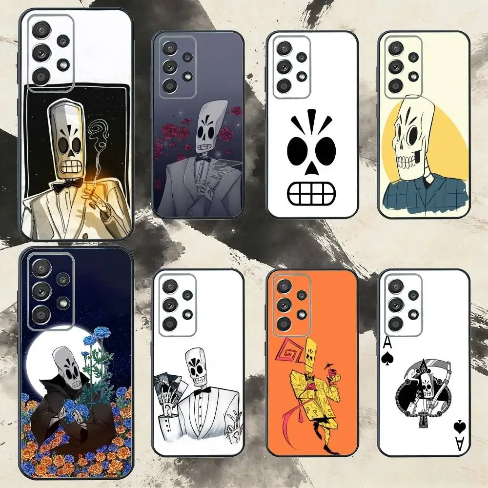 

G-game G-Grim F-Fandango Phone Case For Samsung S25,S24,S21,S22,S23,S30,Ultra,S20,Plus,Fe,Note,10,9,5G Black Cover