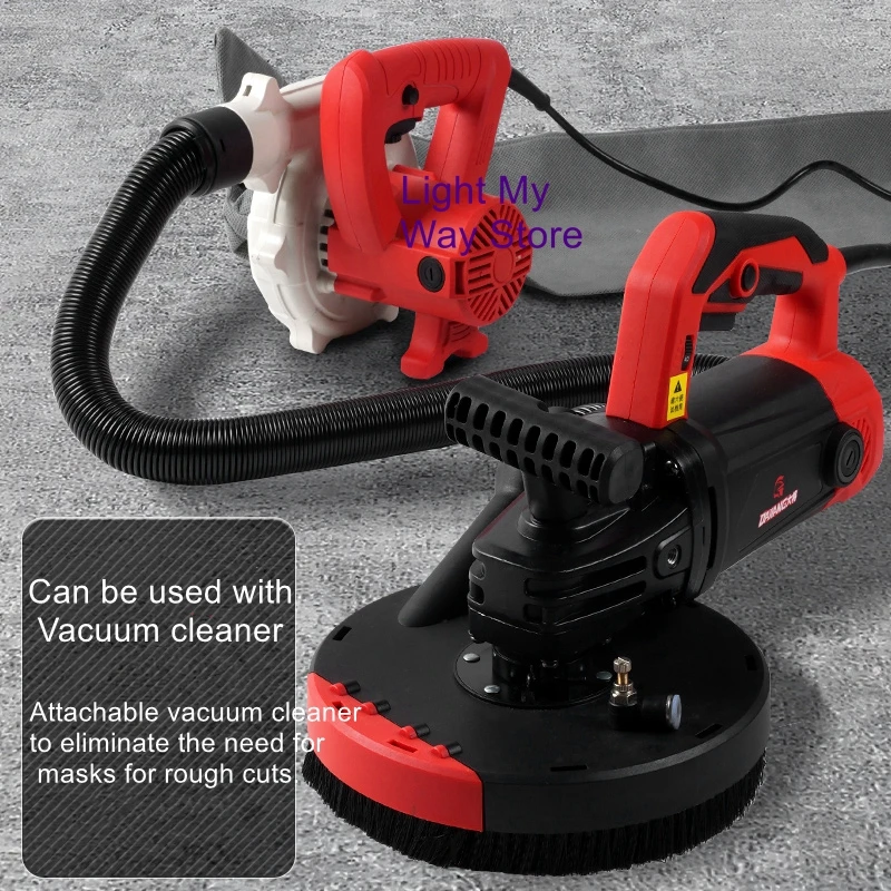 Wall planer shoveling siding putty electric grinding wall rough planer concrete cement floor dustless grinding machine