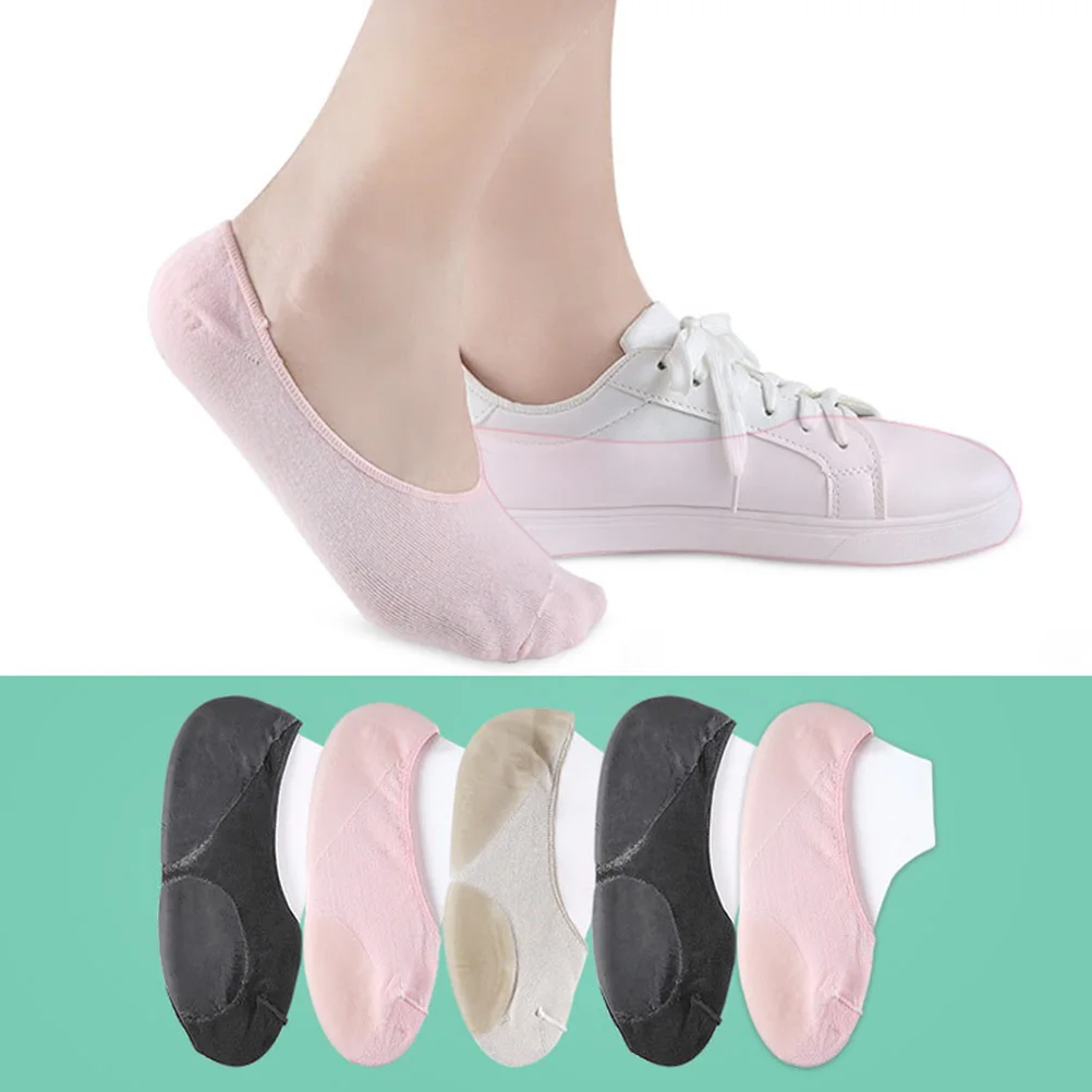 

Gel Socks Skin Color Ankle Moisturizing Elastic Wear Resistant Low Cut Anti Crack Foot Care Tools Shock Absorbent Soft