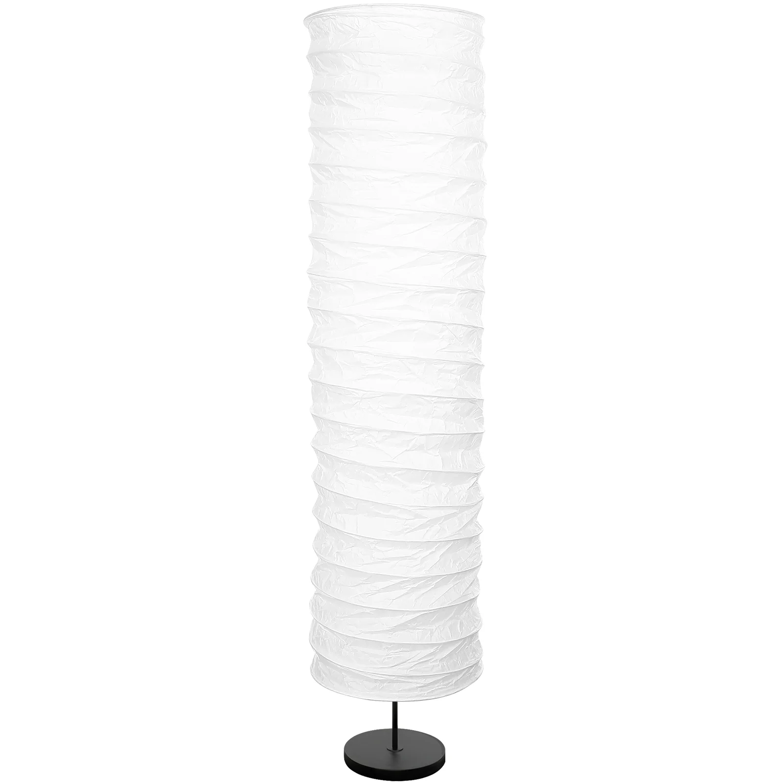 Light Bulb Lampshade Paper Floor Long Lantern 9200X2200X2200CM Drop down for Accessory Ivory