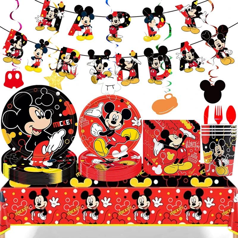 Personalizar nome anos mickey mouse crianças festa de aniversário decoração crianças chuveiro do bebê suprimentos balão puxar flor ano velho bandeira