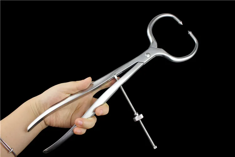 Orthopedic instrument medical tibial plateau reduction forcep ring type bone hole guider strong pressure Tibia fibula Clamping