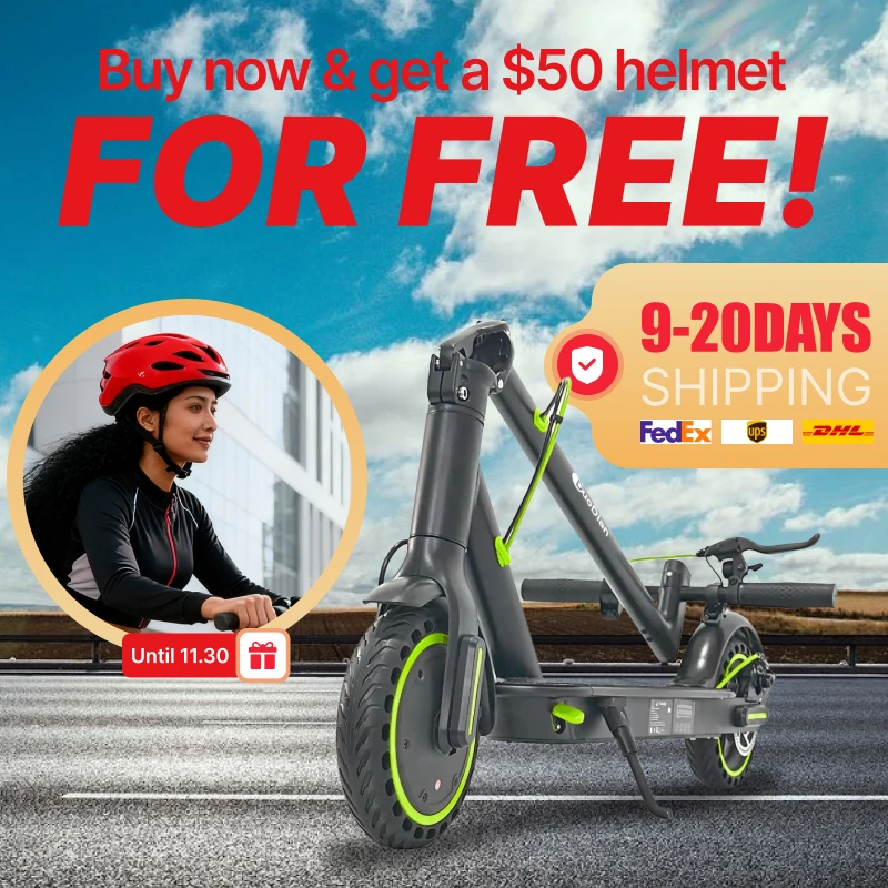 

Electric Scooter for Adults|350W Motor,19MPH Max Speed,12Miles Range,8.5” Solid Tires,Foldable E-Scooter with App Control