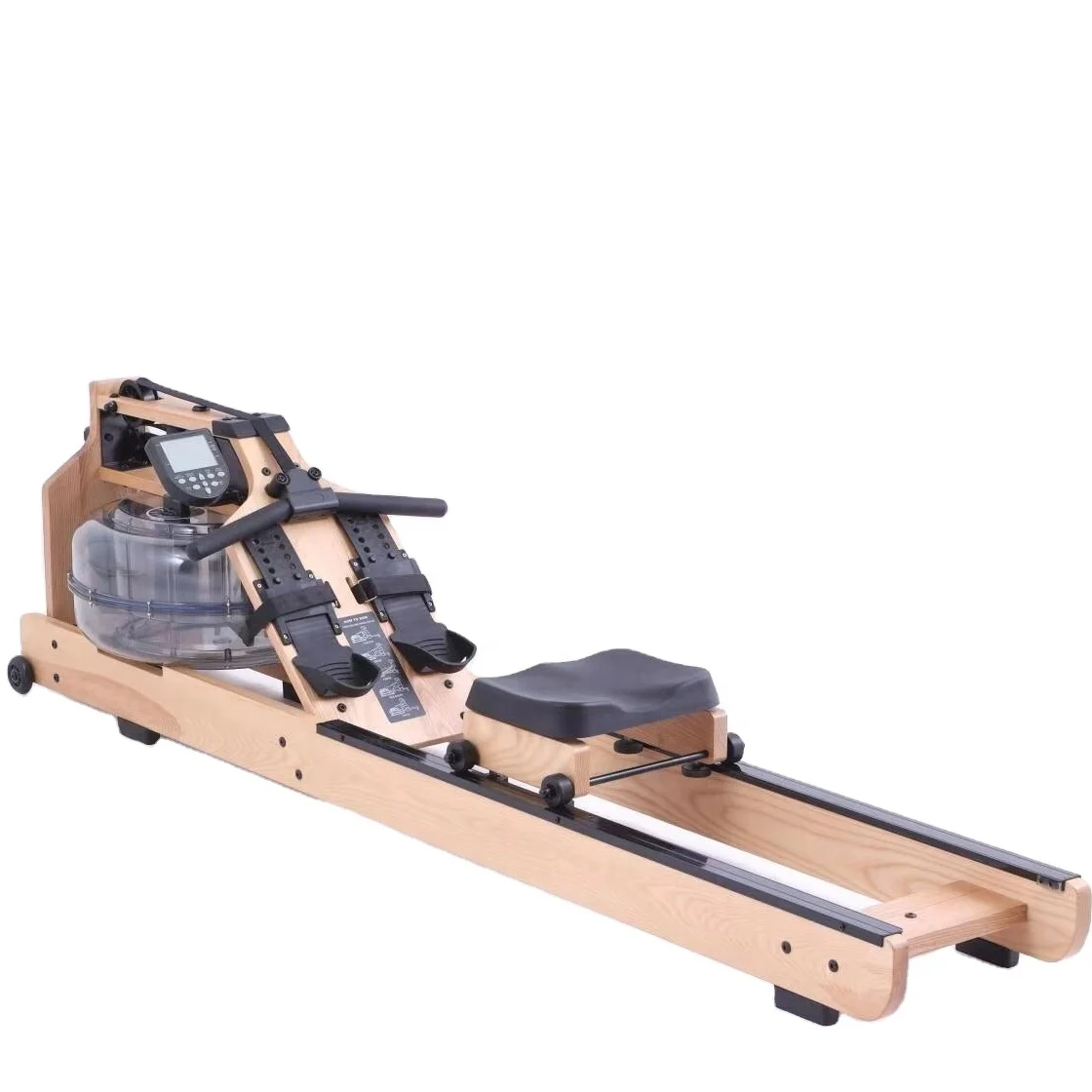 

Popular Smart Oak Water Rower Commercial Indoor Cardio Fitness Equipment Wood Water Resistance Rowing Machine