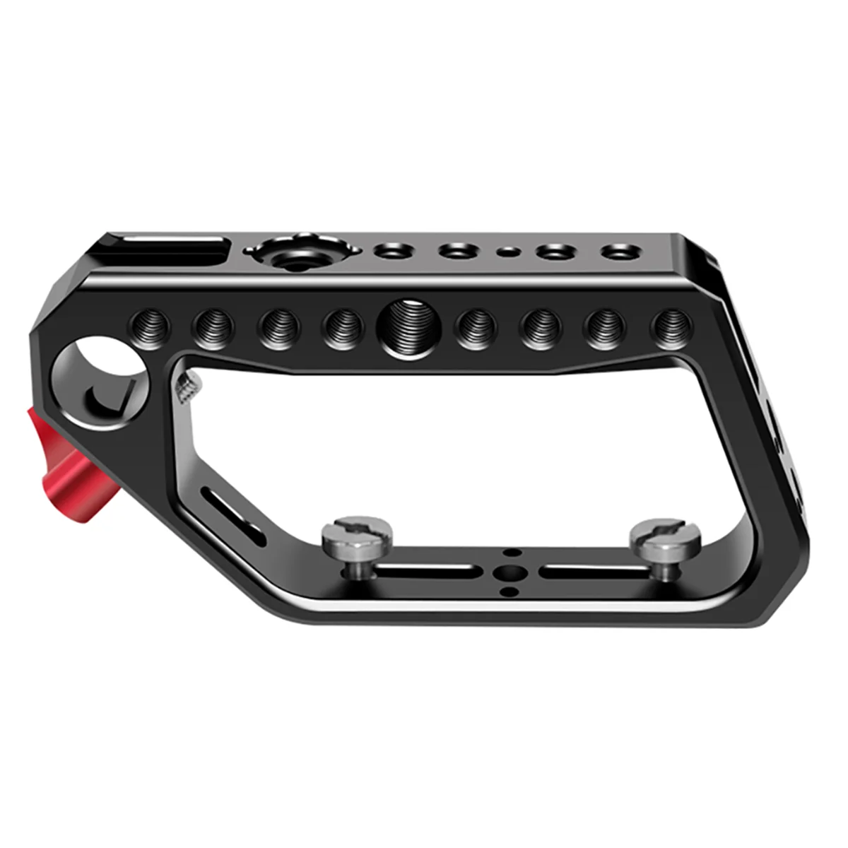 Camera Top Handle Grip with Cold Shoe Mount 1/4 3/8 ARRI Cheese Holes for 15mm Rail Rod Clamp DSLR Camera Accessories&WMAN