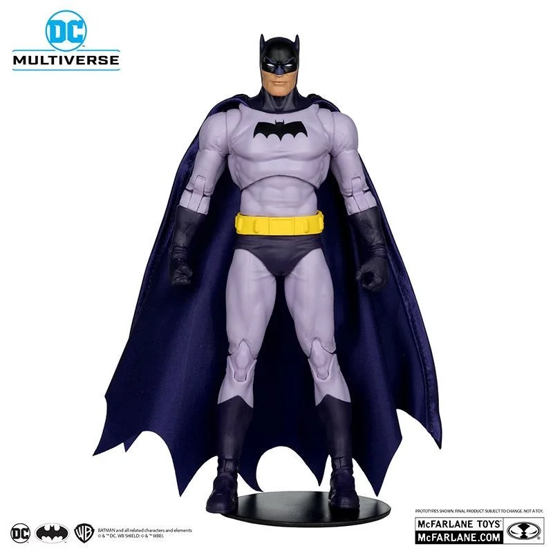 McFarlane ของเล่นสีส้ม Batman สีม่วง Batman 18 ซม.Action Figure DC Multiverse ชุดของขวัญ ﻿