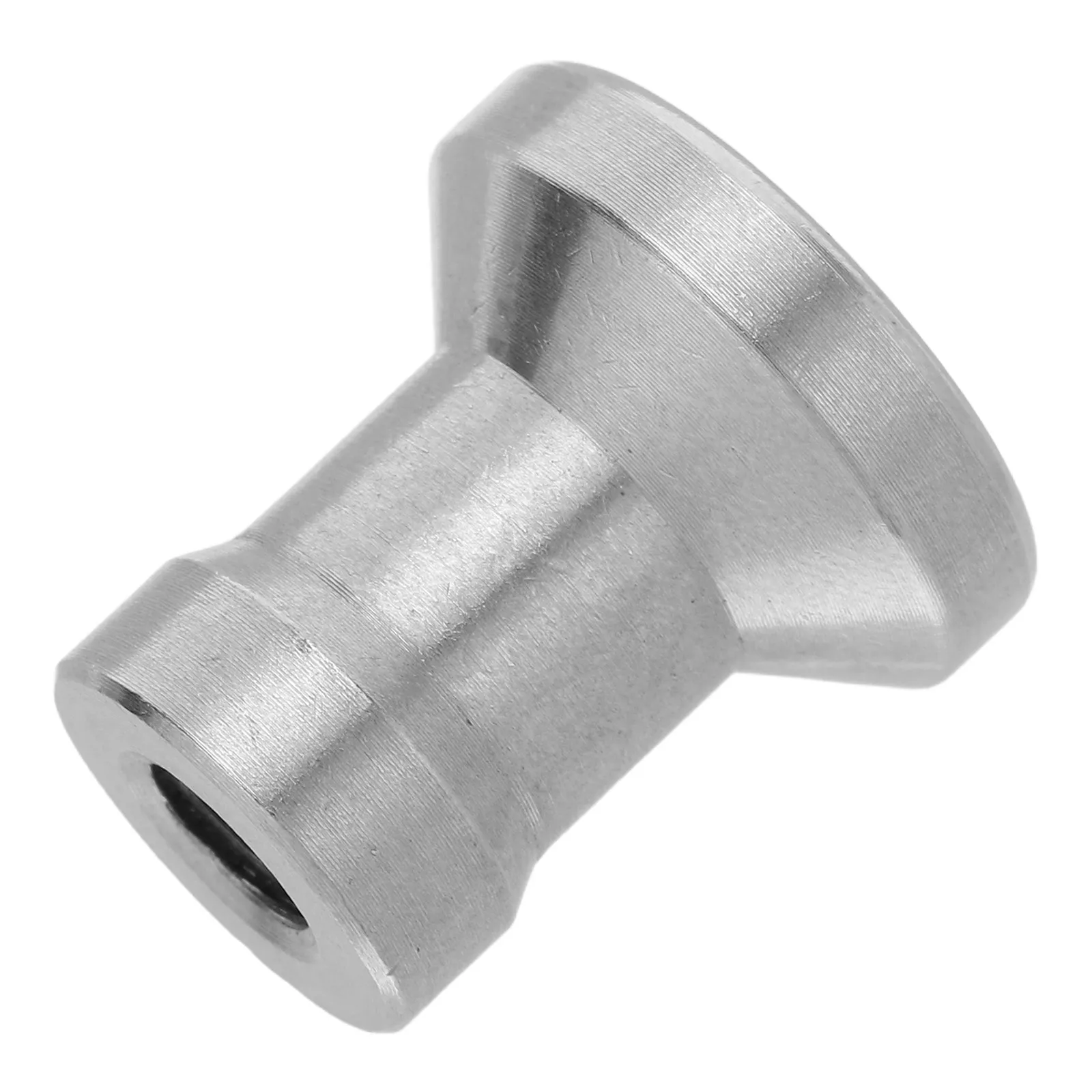 Metal Knob Fireplace Door Handle 0.8cm Thread Stainless Steel Pull Handle for Cabinets Shower Door Industrial Equipment