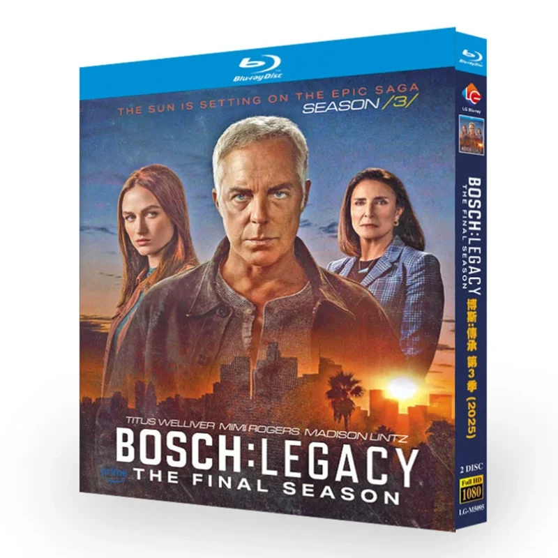 

Bosch Legacy Season 3 2025 Blu-ray Disc