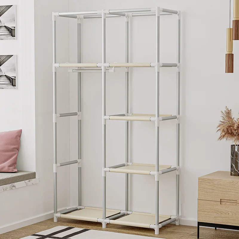 Wardrobe Simple Cloth Wardrobe Household Bedroom Assembly Cabinet Large Wardrobe Durable Simple Modern