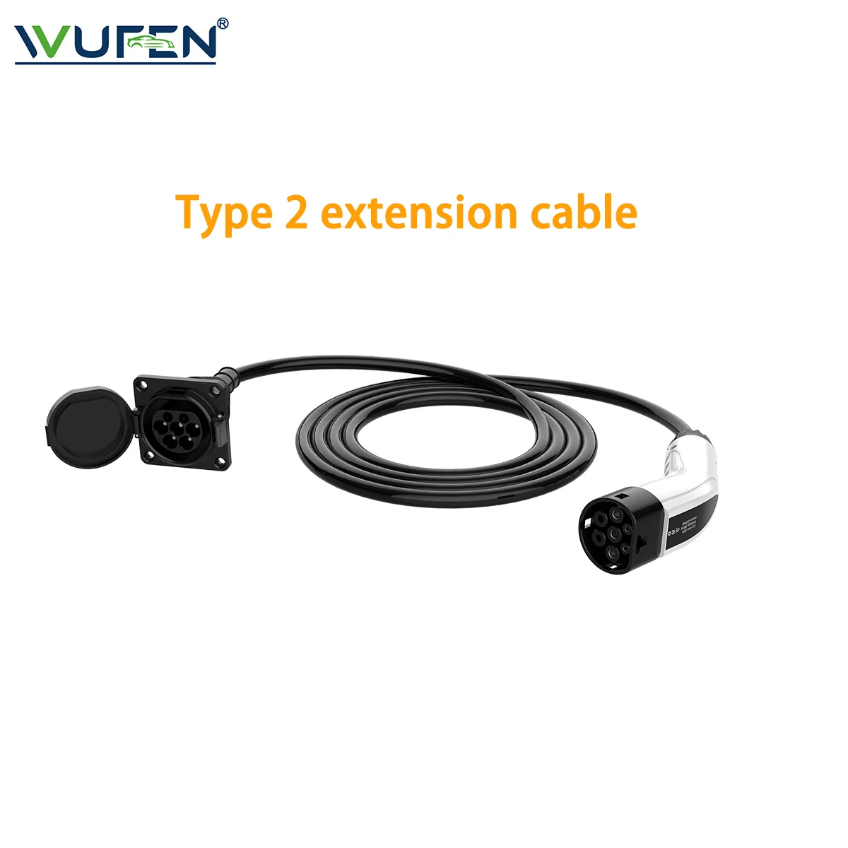 WUFEN نوع 2 تمديد كابل 3.5KW 7KW 11kW 22kW لشاحن محمول صندوق الحائط محطة شحن شاحن مع نوع 2 شحن المكونات #5